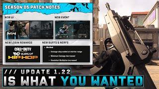 SEASON 5 MASSIVE UI OVERHAUL AND FULL PATCH NOTES (Modern Warfare 2/Warzone Season 5 Update 1.22)