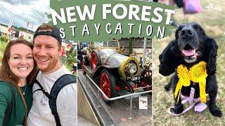 COUNTRYSIDE STAYCATION VLOG!  New Forest Country Show, dog-friendly hotel & Beaulieu motor museum