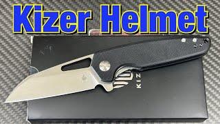 Kizer Helmet liner lock knife !  Azo design !