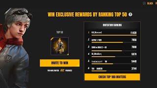 TOP 35 IN INVITATION RANKING || FREE FIRE MAX REGISTRATIONS || BLACK FF YT