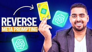 How to Make Perfect AI Prompts Using Reverse Meta Prompting
