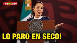  SE ACABÓ! Sheinbaum Pone En Su Lugar a Salgado Macedonio | TheMXFam