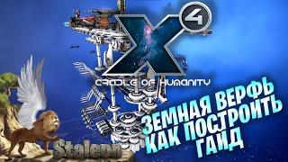 X4 foundations Cradle of Humanity - Гайд по Строительству Земной Верфи