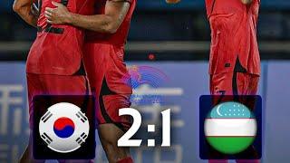 Osiyo o'yinlari . Janubiy koreya 2-1 O'zbekiston | south korea uzbekistan