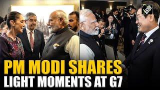 PM Modi meets South Korean Prez Lee Jae-myung, Mexican Prez Claudia Sheinbaum at G7 Summit