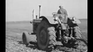 Belarus MTZ-5 tractor. Corn planting in the southern Soviet Russia. (1961).