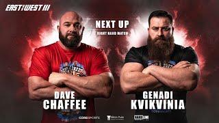 Dave Chaffee vs Genadi Kvikvinia Highlights East vs West 3