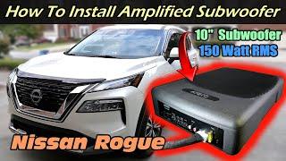 Install Amplified Subwoofer In Nissan Rogue | Nissan Xtrail | ATOTO Subwoofer