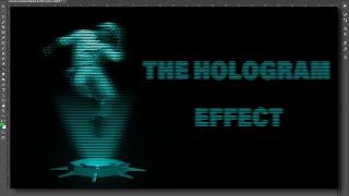 Photoshop Tutorial: How to Create a Hologram Effect| Эффект голограммы