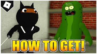 How to get the "PICKLE" AND "NINJA DOGGY" BADGES + MORPHS in INFECTEDDEVELOPER'S PIGGY! [ROBLOX]