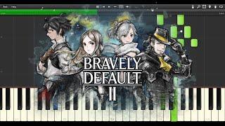 Bravely Default II - Spurred into Flight, Drenched and Fallen - The Night Rises (Piano)