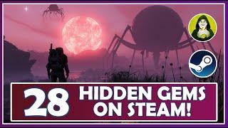 28 HIDDEN GEMS & UNDERRATED GAMES on Steam!