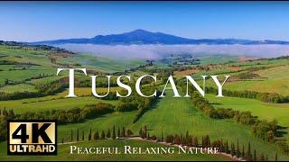 Tuscany Italy 4K Video with Smooth Jazz Music - Peaceful Relaxing Nature