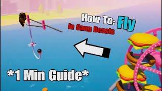 *How* To Do Flying Glitch On Wheel | Gang Beasts 1 Min Guide