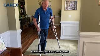 Carex Folding Crutches - Unboxing, Assembly, & Review