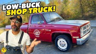 TRANSFORMING an ABANDONED $1500 Squarebody Pickup into a Killer Low Buck Shop Truck!