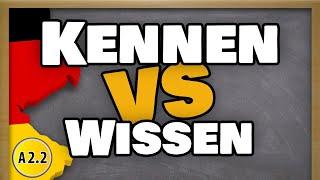 "to know"... in German we have 2  | Difference between kennen & wissen