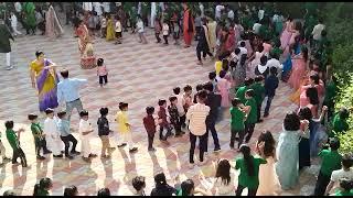 svm English medium school dhorimanna ( navratri garba celebrate karte hue)