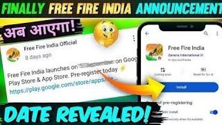 FREE FIRE INDIA ANNOUNCEMENT IN 7 JULY | 7 JULY FREE FIRE INDIA | FREE FIRE NEW EVENT FF