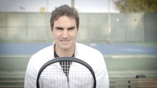 Roger Federer talking about Luxilon Tennis String