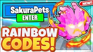 ALL NEW SECRET *RAINBOW* PETS UPDATE CODES In Roblox Tapping Legends X!