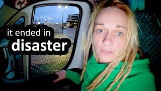 IT ENDED IN DISASTER - VAN LIFE UK (SCOTLAND) NIGHTMARE in STORM ASHLEY