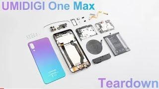 UMIDIGI one MAX teardown:Big capacity under water drop under screen mobile opening t