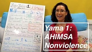 "Yoga Board" Yama 1: Ahimsa - Nonviolence- LauraGyoga