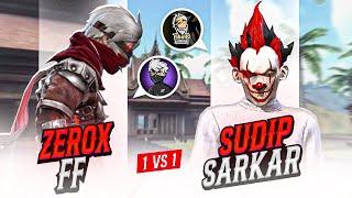 Zerox FF Vs ​⁠Sudip Sarkar | 1vs1 Battle of Speed