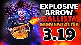 Incredibly Strong Bosskiller! - Explosive Arrow Ballista Elementalist Guide | Path of Exile 3.19