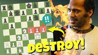 Emory Tate DESTROYS the Sicilian Defense with Mind-Blowing Tactic