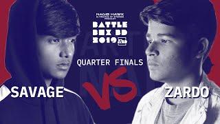 SAVAGE vs ZARDO | Quarter Finals 3 | #BattleBoxBD2019 | #BeatboxBangladesh