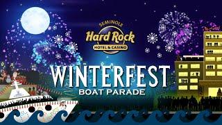 Seminole Hard Rock Winterfest Boat