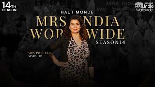 Mrs. Popular Finalist | Nisha Jha | Haut Monde Mrs. India Worldwide Season 14