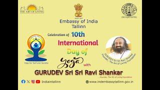 Celebration of 10th International Day of Yoga with Gurudev Sri Sri Ravi Shankar