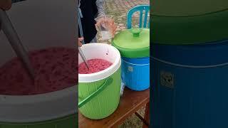 Ice buah naga #minumanseger #minumankekinian #icebuah #segar #kulinerindonesia