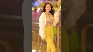 CHINESE GIRL STREET FASHION TIKTOK  