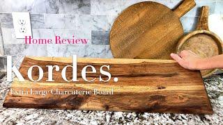 Live Edge Charcuterie Board - XL Serving Board | Review