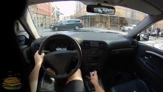 Volvo S40 Classic - Driving in Stockholm City. POV, First Person View HD 2015