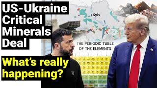 US Ukraine Critical Minerals Deal Explained – What’s Really Happening between Trump & Zelensky?