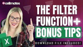 The FILTER Function in Excel + Bonus Tips - COMPREHENSIVE TUTORIAL!