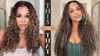 The Best Curly Hair Clip-In Extensions using CURLSQUEEN | Beginner Friendly Tutorial