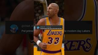 I Added Kareem to the Modern Lakers! #nba2k25 #kareem #lakers