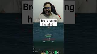 Bro is losing his mind over modern warship  #gaming #ibragod