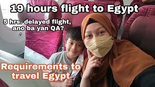 Requirements to travel Egypt,5 hours delayed flight.