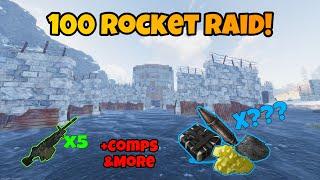 The 100 Rocket RAID! - Rust Console Edition