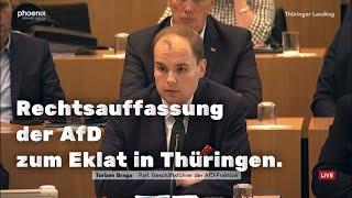 26.9.2024 Torben Braga zum Eklat um den Alterspräsidenten im Thüringer Landtag.