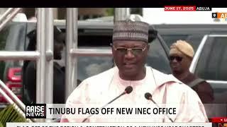 TINUBU FLAGS OFF NEW INEC OFFICE