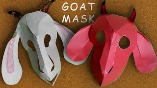 Easy Steps to Make GOAT MASK | School Play | Drama | Skit | DIY