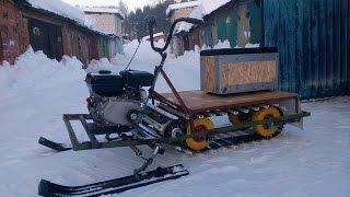 Самодельный снегоход. Сборка